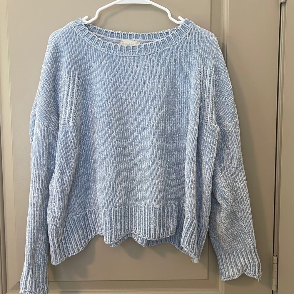 Light Blue Knit Sweater
